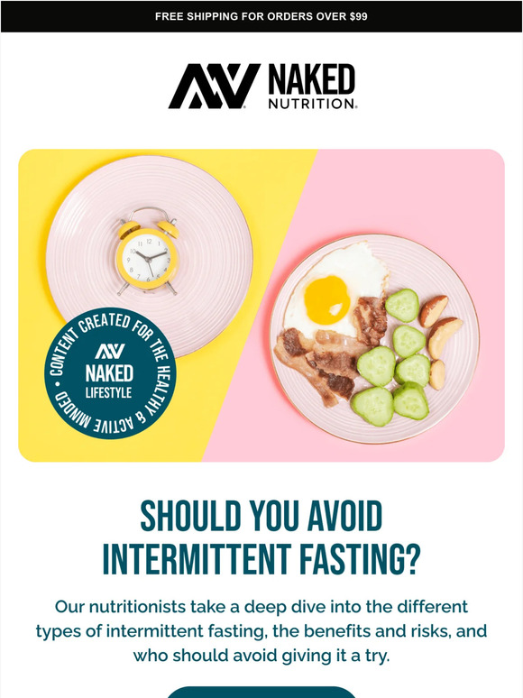 Naked Nutrition The Pros And Cons Of Intermittent Fasting Milled