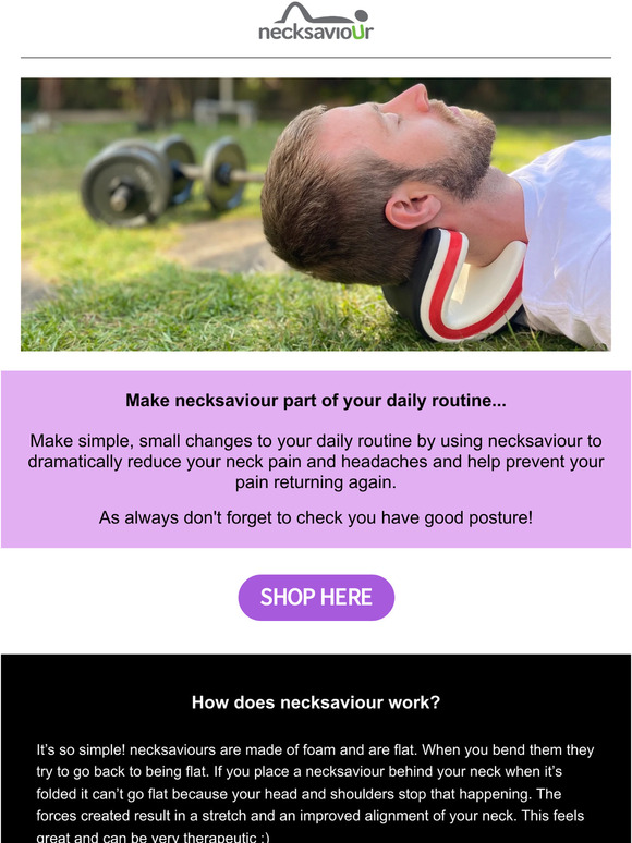 Make necksaviour a part of your daily routine