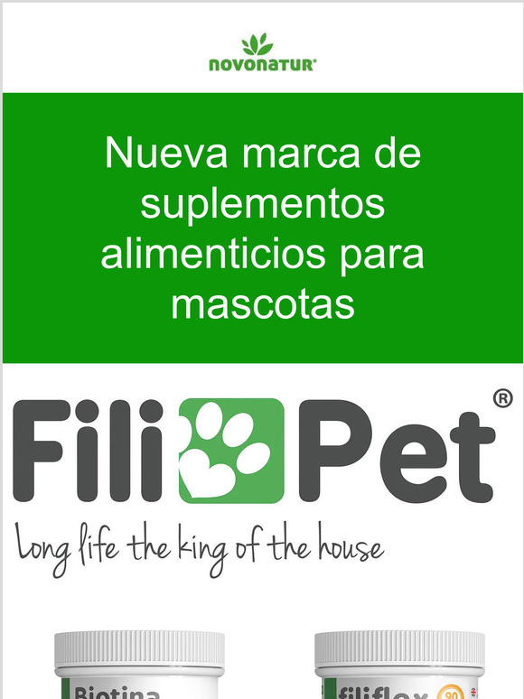 Nueva marca de suplementos alimenticios para mascotas
