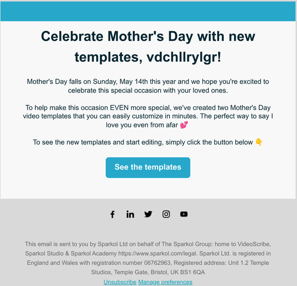 Celebrate Mother's Day with new templates, —!