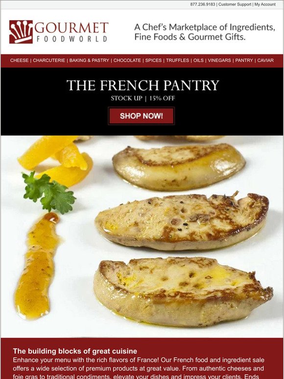 French Classic Ingredients on SALE
