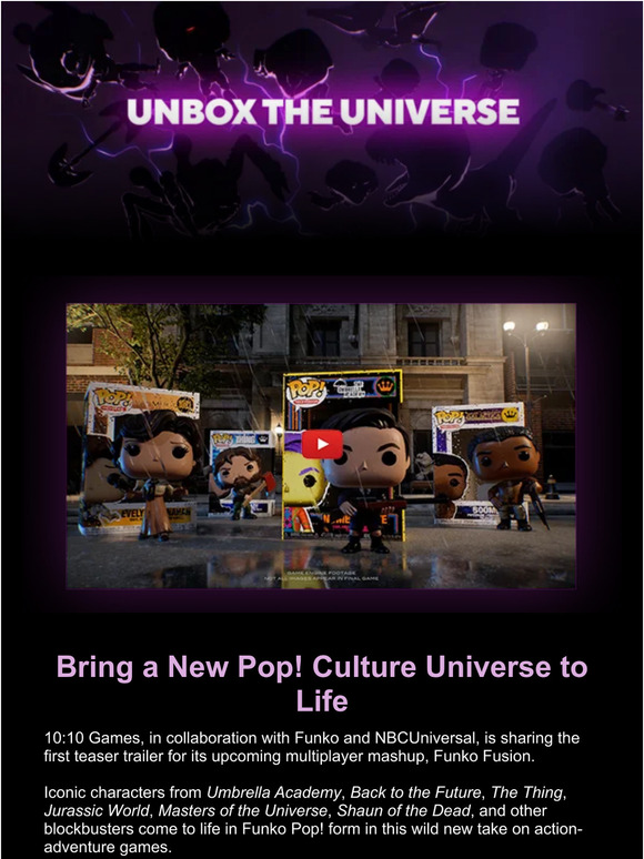 Funko Fusion Teaser Trailer Brings a New Pop! Culture Universe to Life