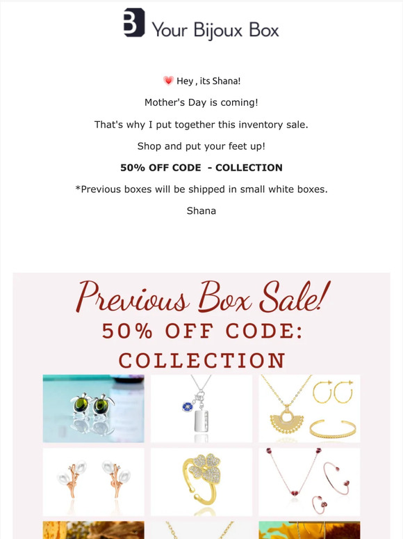 💘 Mother's Day Inventory SALE 💘