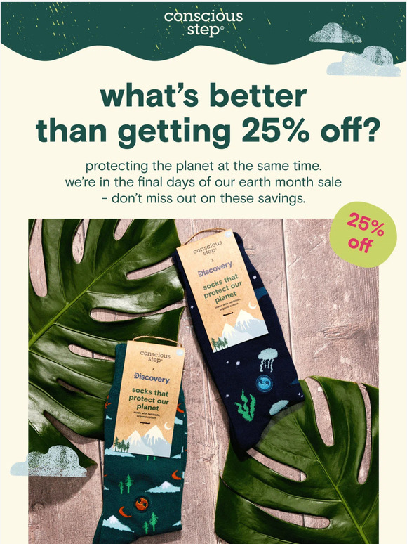 Last chance to save 25%