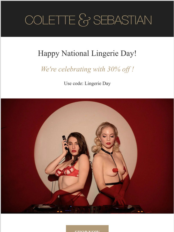 It's National Lingerie Day!