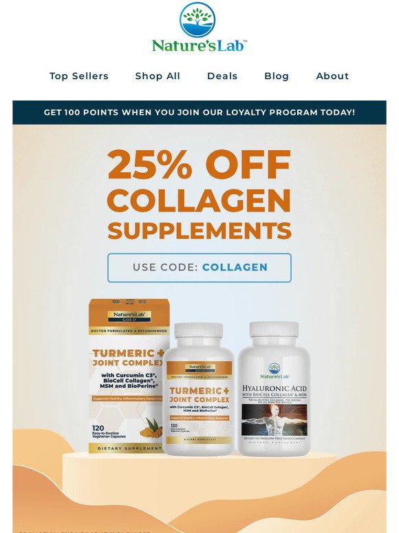 25% OFF Collagen Supplements