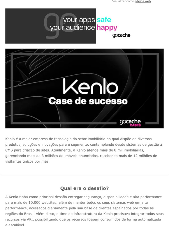 Kenlo & GoCache| Case de Sucesso