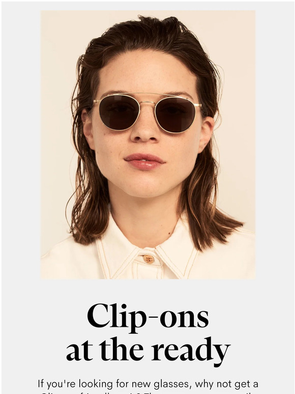 Ace & Tate Glasses 🤝 Clipons Milled