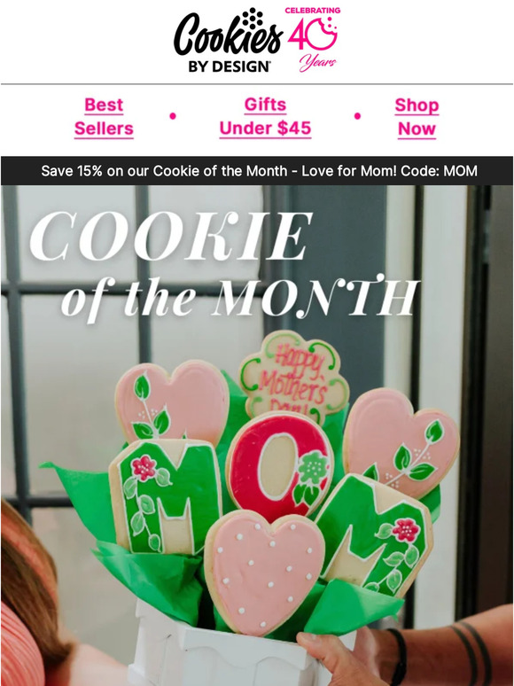 Cookies by Design Our NEW Cookie of the Month is for the Moms! 🎉 Milled