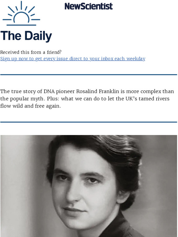 New Scientist The myth of Rosalind Franklin and DNA Milled
