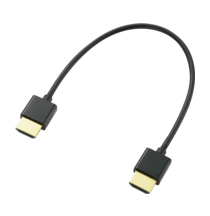SpeaKa Professional HDMI prepojovací kábel Zástrčka HDMI-A, Zástrčka HDMI-A 0.20 m čierna SP-9076308 audio return channe