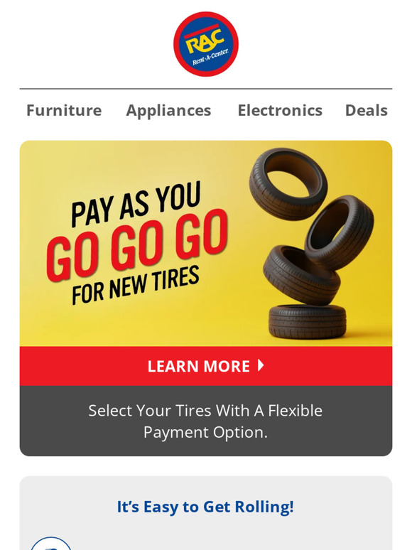 RentACenter Here’s How To Spring For Tires WorryFree Milled