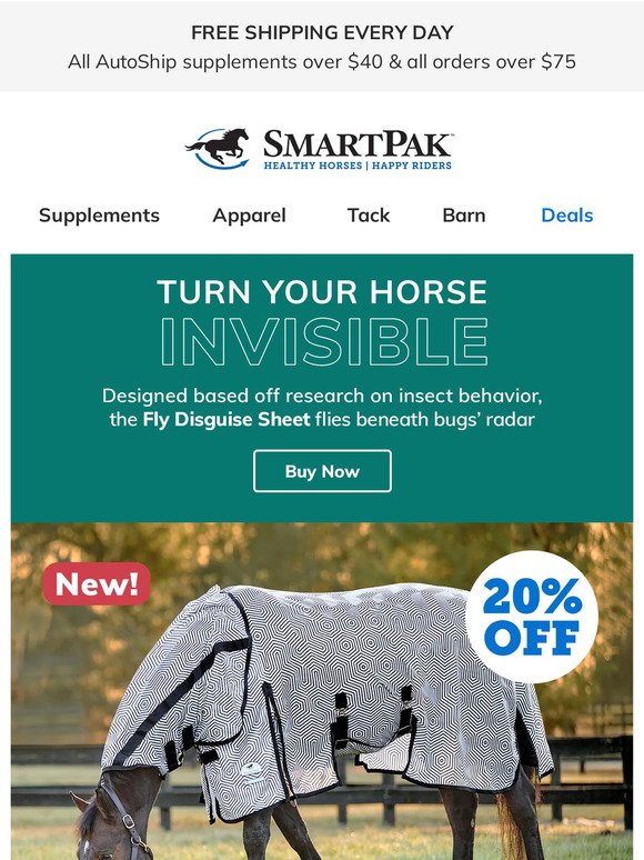 SmartPak Equine What Makes NEW Fly Disguise Special? Milled