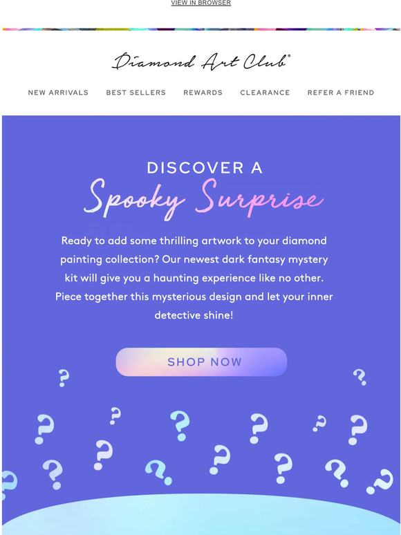 Diamond Art Club A New Mystery Kit Has Arrived! 🔍 Milled