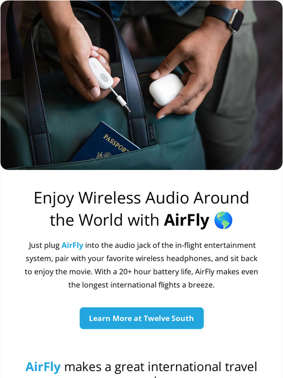 Stay connected around the world with AirFly ✈️