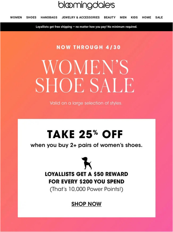 Bloomingdale's Email Newsletters: Shop Sales, Discounts, and Coupon Codes