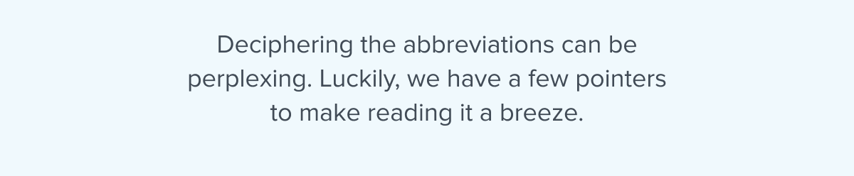 a few pointers to make reading it a breeze