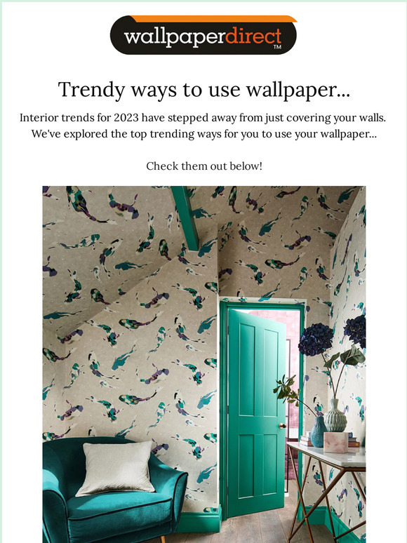 Wallpaperdirect Trendy Ways To Use Wallpaper... Milled