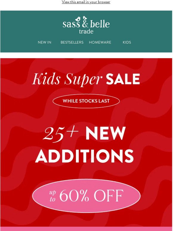 Super Sale: Up to 60% off