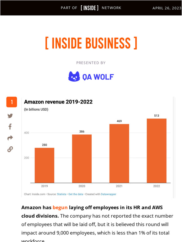 Inside Amazon Amazon begins layoffs / Disney sues Ron DeSantis / U.K. blocks Microsoft