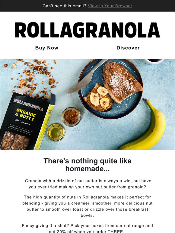 Make Granola Butter with us
