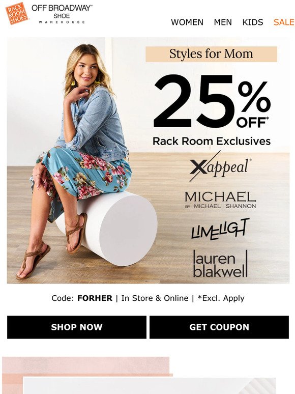 Save 25% OFF styles for Mom ❤
