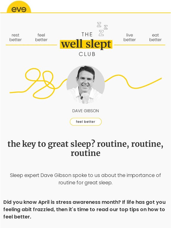 feel better with the well slept club