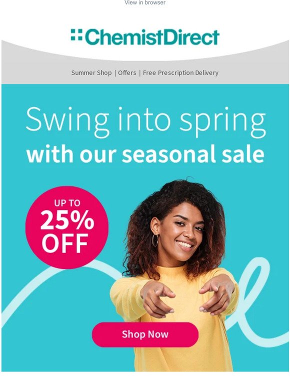 Our Spring Sale is here!