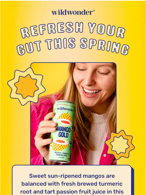 Refresh your gut this spring with Mango Gold 🥭✨