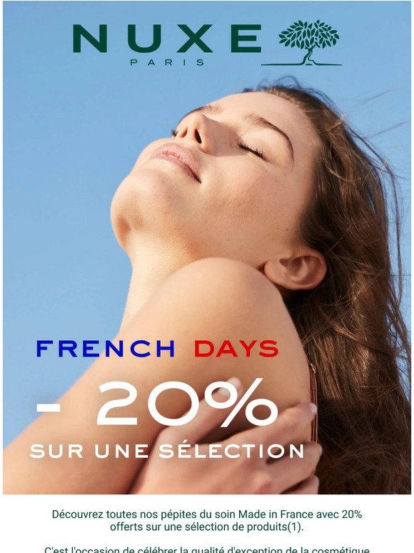 🇫🇷 FRENCH DAYS: - 20% sur une sélection