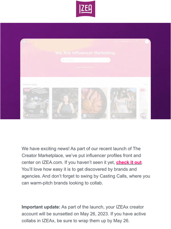 IZEAx -> The Creator Marketplace