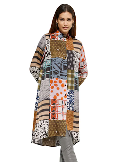Kleid mit exclusivem allover Print