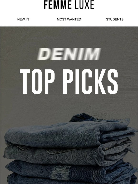 Our Denim Top Picks 👖