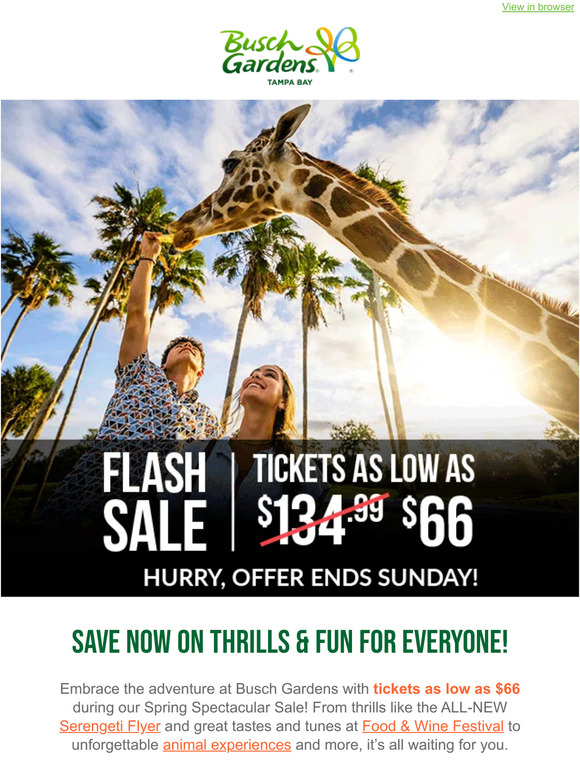 SeaWorld Parks: Spring Spectacular Sale – Tickets as low as $66! | Milled