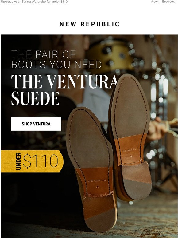 Your Next Staple | The Ventura Suede