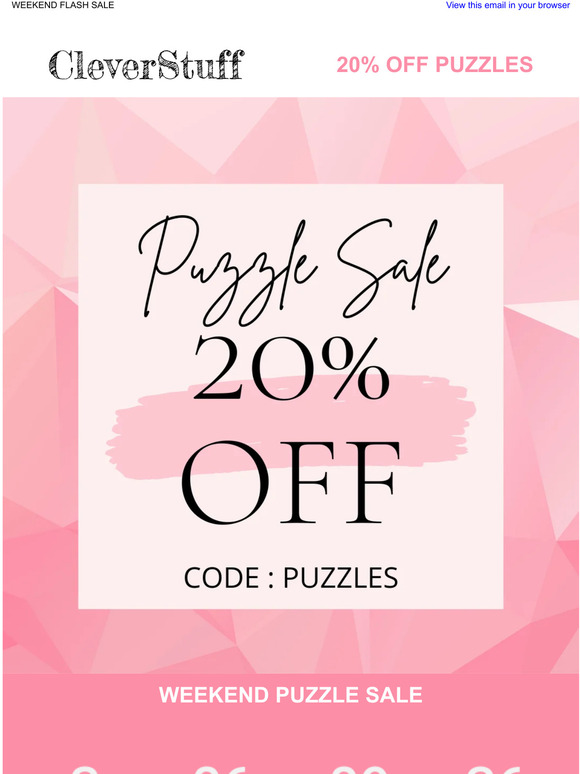 Weekend Puzzle Sale 🤑