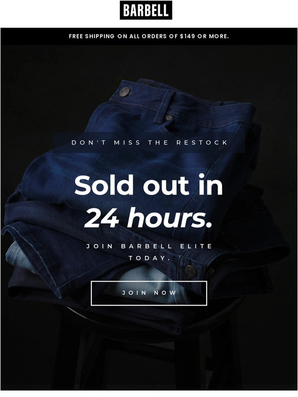 Barbell Apparel Join Barbell Elite for Early Access... Milled