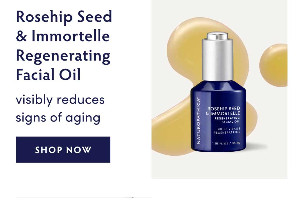 Rosehip Seed & Immortelle Regenerating Facial Oil - visibly reduces signs of aging