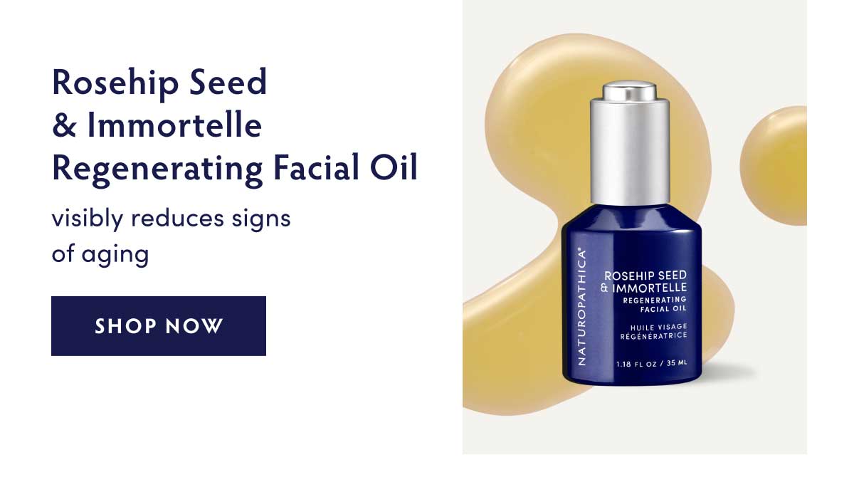 Rosehip Seed & Immortelle Regenerating Facial Oil - visibly reduces signs of aging