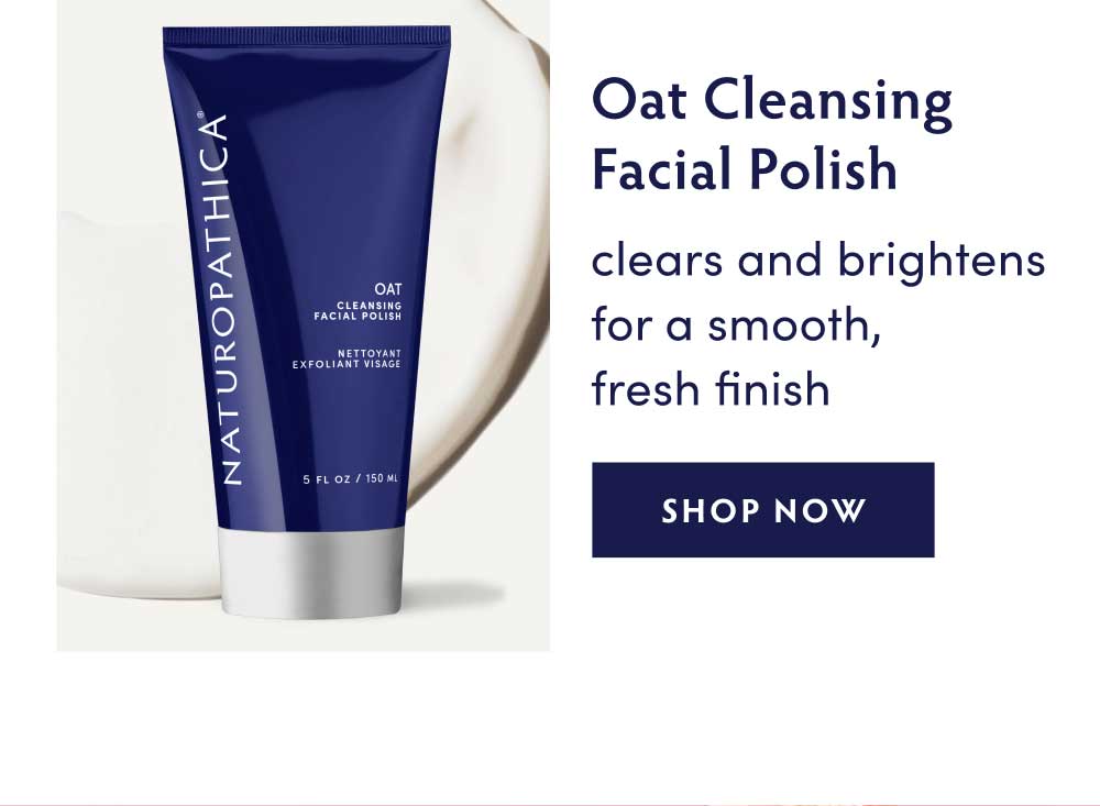 Oat Cleansing Facial Polish - clears and brightens for a smooth, fresh finish