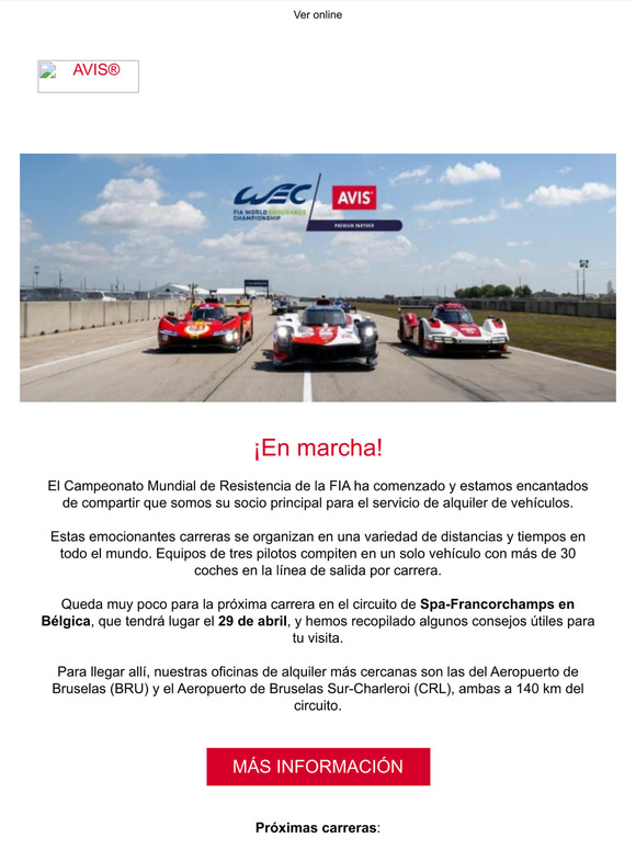 ¡En marcha!