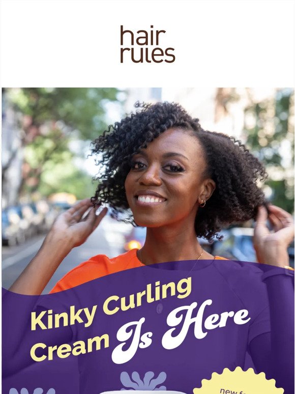 Kinky Curling Cream is HERE 🔥