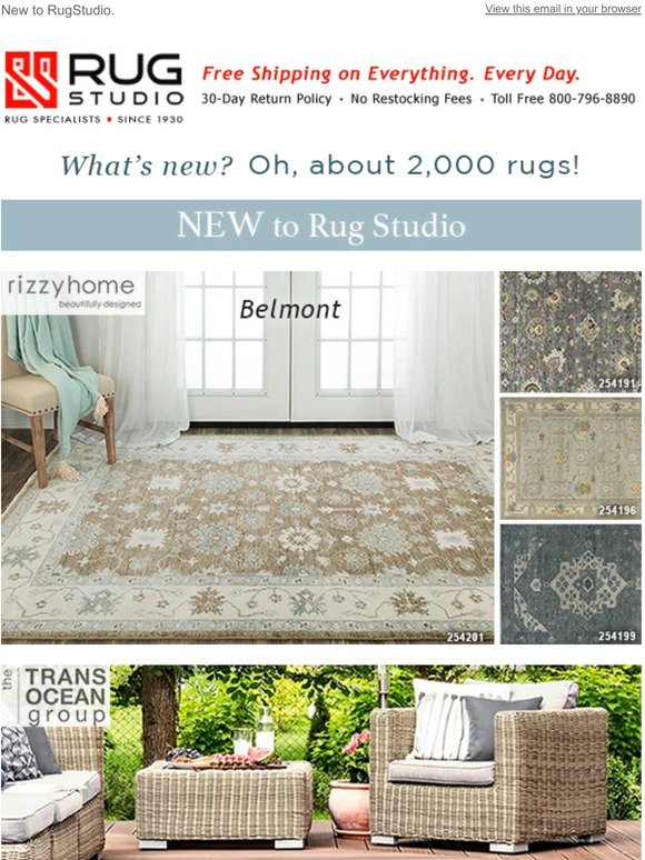 2000+ New Rugs!