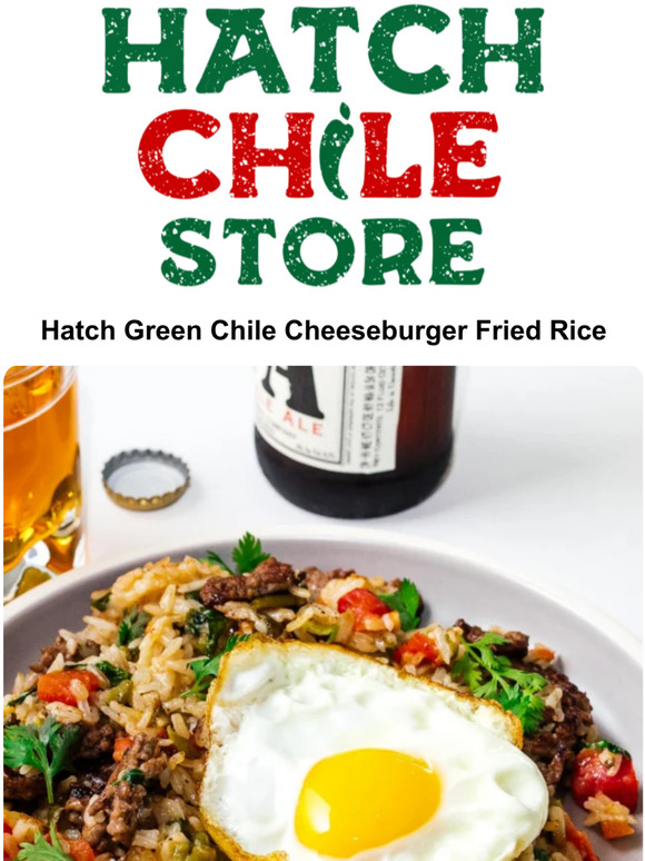 The Hatch Chile Company Hatch Green Chile Cheeseburger Fried Rice Milled