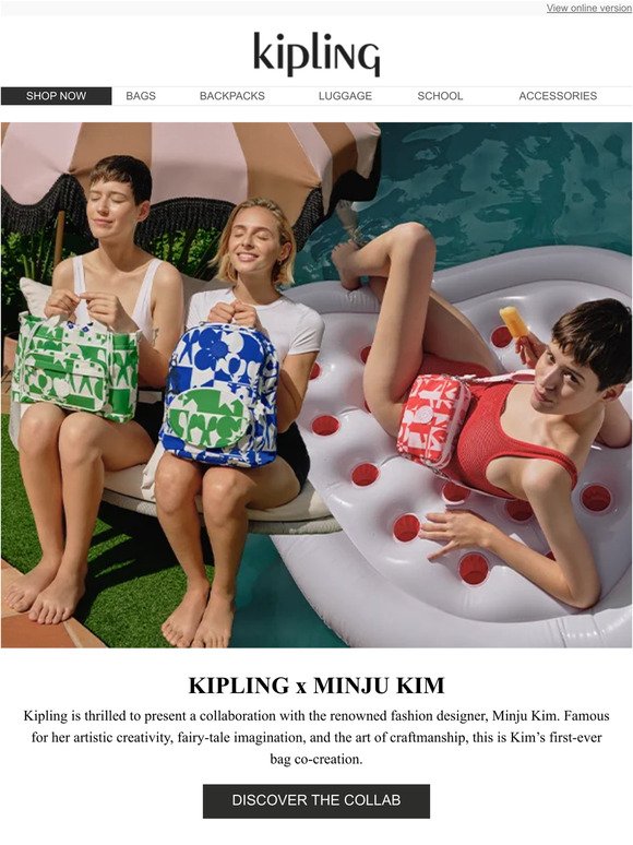 Introducing Kipling x Minju Kim
