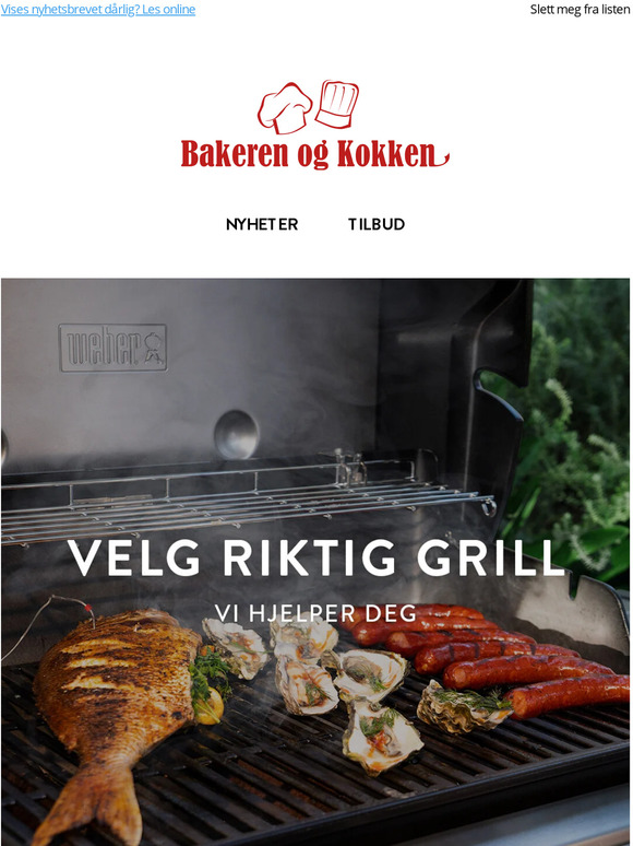 Bakeren og Kokken: Velg riktig grill ☀️ Kampanjepriser på utvalgte ...