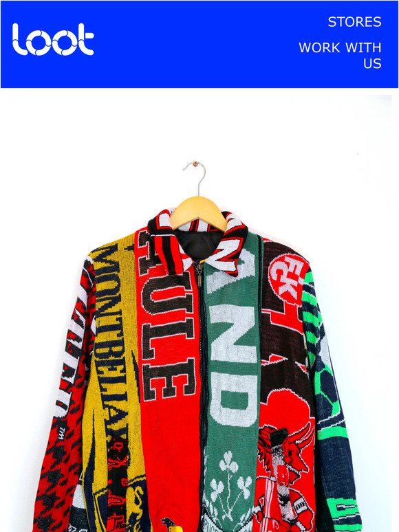 THIS WEEK WE MADE... football scarf jackets