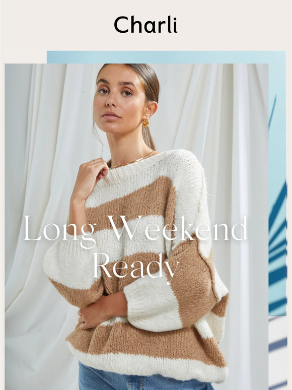 Long Weekend Ready | Discover supersoft wardrobe essentials perfect for right now
