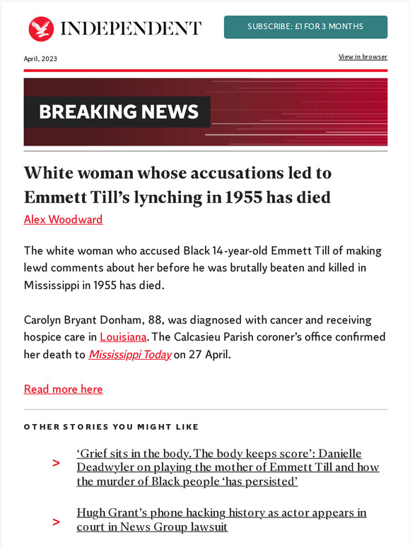 The Independent White Woman Whose Accusations Led To Emmett Tills