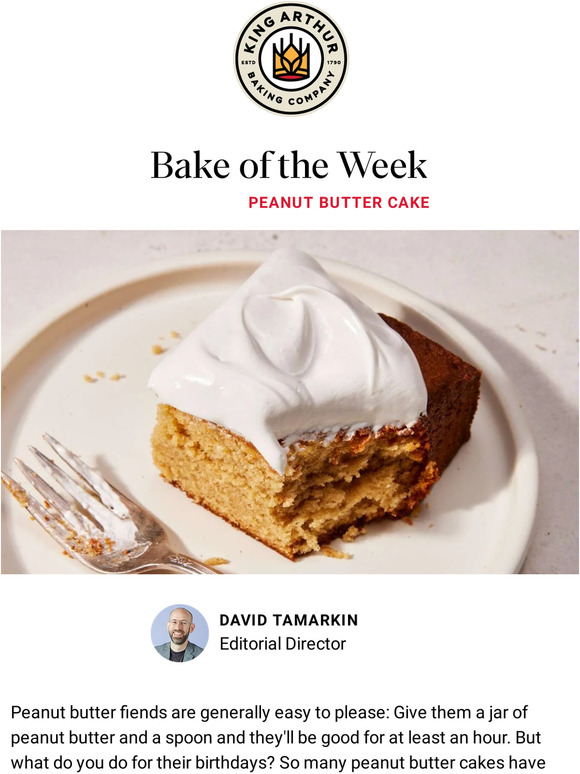 King Arthur Baking Peanut Butter Cake Milled